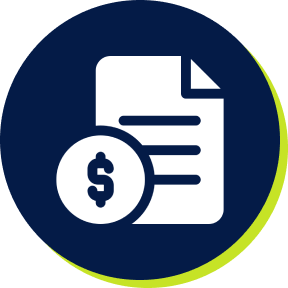 Financial document illustration